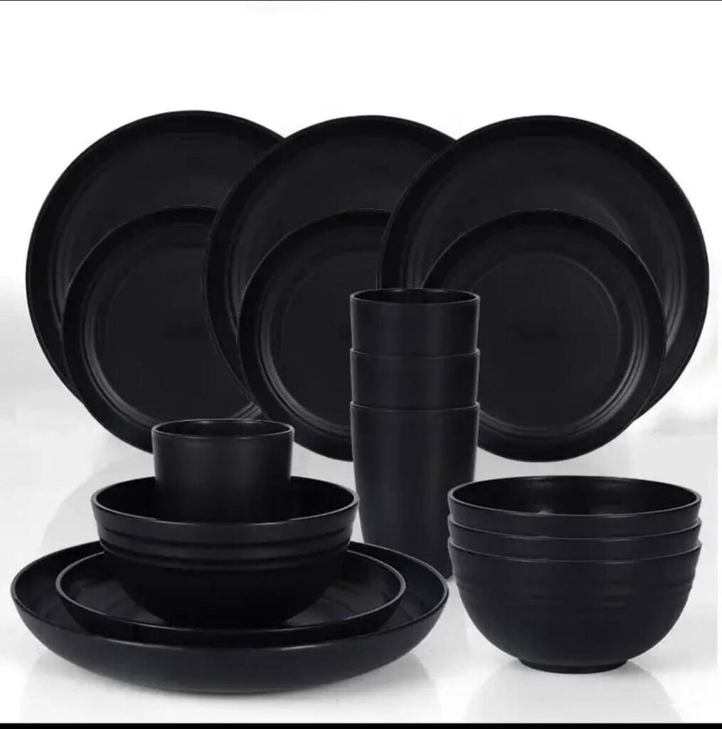 16pcs eco-friendly serving set and dinnerware